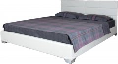 Двуспальная кровать Eagle Laguna 160 x 200 White/Chrome (E2271)