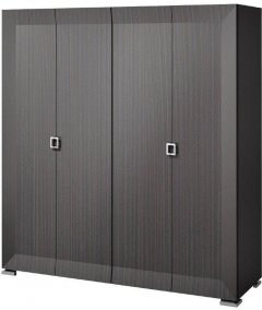 Шкаф для одежды Aqua Rodos Карат Black (АР000031958)