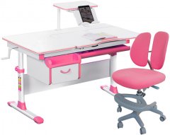 Комплект Evo-Kids Evo-40 PN Pink + кресло Y-408 KP