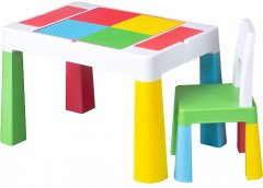 Комплект Tega Multifun стол + 1 стул MF-001 Multicolor (Tega MF-001 multi) (5902963015891)