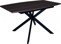 Стол обеденный Eagle Solere 75 x 85 x 140 - 180 см Black/Deep Red (E3636)