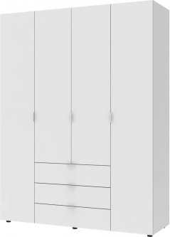 Шкаф Doros Гелар 4Д 155 х 49.5 х 203.4 см Белый (42001022)