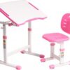 Комплект FunDesk Парта и стул-трансформеры Omino Pink