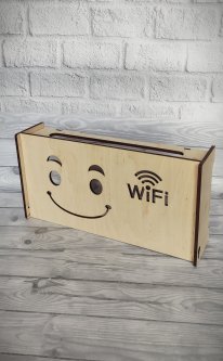 Настенная коробка для роутера Wi-Fi Полка 40*20