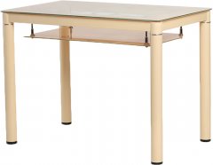 Обеденный стол Vetro Mebel Т-300-2 Кремовый (Т-300-2-cre)