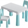 Детский функциональный столик POPPET Моно Блу и два стульчика (PP-005WB-2)