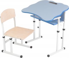 Комплект Сектор Облако: парта и стул-трансформеры + пенал
