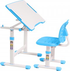 Комплект FunDesk Парта и стул-трансформеры Omino Blue