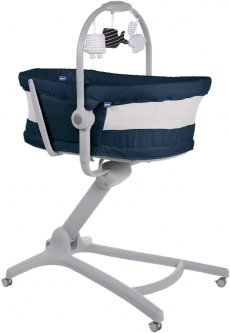Кроватка - стульчик для кормления Chicco Baby Hug Air 4 в 1 Синяя (79193.39.00)