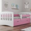 Детская кровать Kocot Kids Classic 1 с ящиком 160х80 см Розовая (5903282011816)