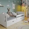 Детская кровать Kocot Kids Classic 2 с ящиком 160х80 см Белая (5903282035607)