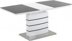 Обеденный стол GT DT8053-2 140-180х80х76 см White/Gray (DT8053-2 (140-180*80*76) White/Gray)