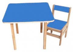Столик Sofia со стульчиком blue (Столик+стул. Sofia blue)