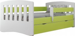 Детская кровать Kocot Kids Classic 1 с ящиком 160х80 см Зеленая (5903282011809)