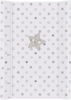 Пеленальная доска Ceba Baby 70x50x3 см на кровать 120х60 см Stars grey (W-203-066-260)