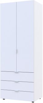 Шкаф для одежды Doros Гелар 2 ДСП 77.5х49.5х203.4 см Белый (44900098)