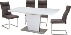 Обеденный стол Vetro Mebel ТМ-555-1 Белый (ТМ-555-1-wht)