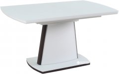 Обеденный стол Vetro Mebel TML-520 Белый-венге (TML-520-wht-ven)