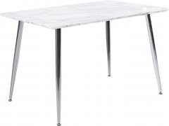 Обеденный стол Vetro Mebel T-307 Белый мрамор (Т-307-antic)