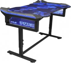 Компьютерный стол E-Blue E-Sport Edge of Darkness RGB 135x78.5x69.5 см (EGT004BKAA-IA)
